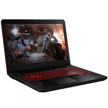 ASUS ROG FX504GD (90NR00J3-M17790) Intel Core i7 8750H, 8Gb, 1Tb+128Gb SSD, NO ODD, 15.6