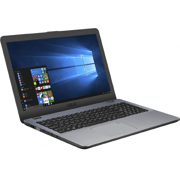 Asus VivoBook X542UF-DM534T (90NB0IJ2-M07720) Core i5 8250U, 6Gb, 1Tb, nVidia GeForce Mx130 2Gb, 15.6" FHD (1920x1080), Windows 10, dk.grey, WiFi, BT, Cam